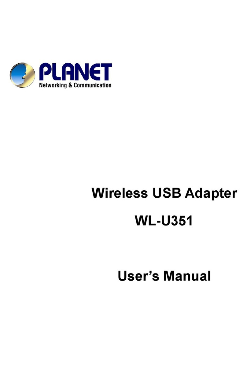 Planet WL-U351 user manual