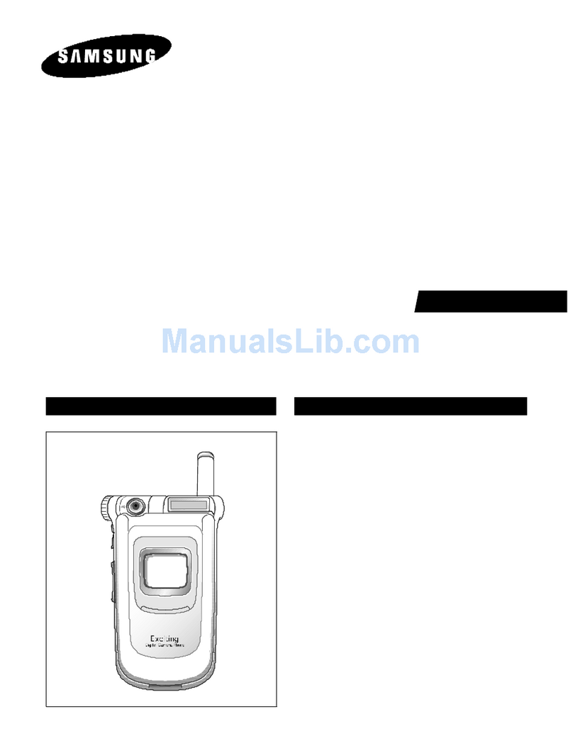 Samsung SGH-V200 User manual