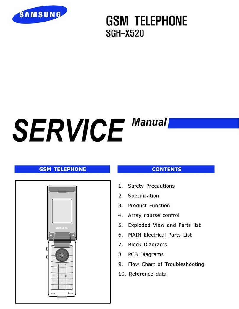 Samsung SGH-X520 User manual