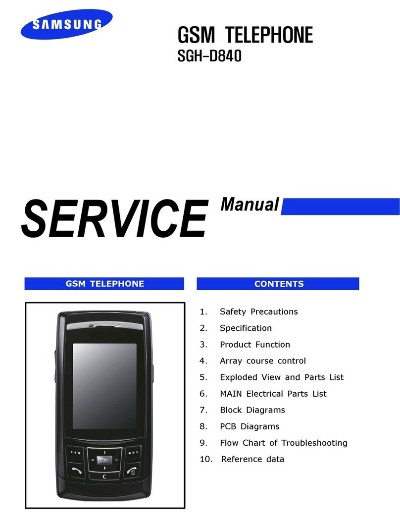 Samsung SGH-D840 Service manual