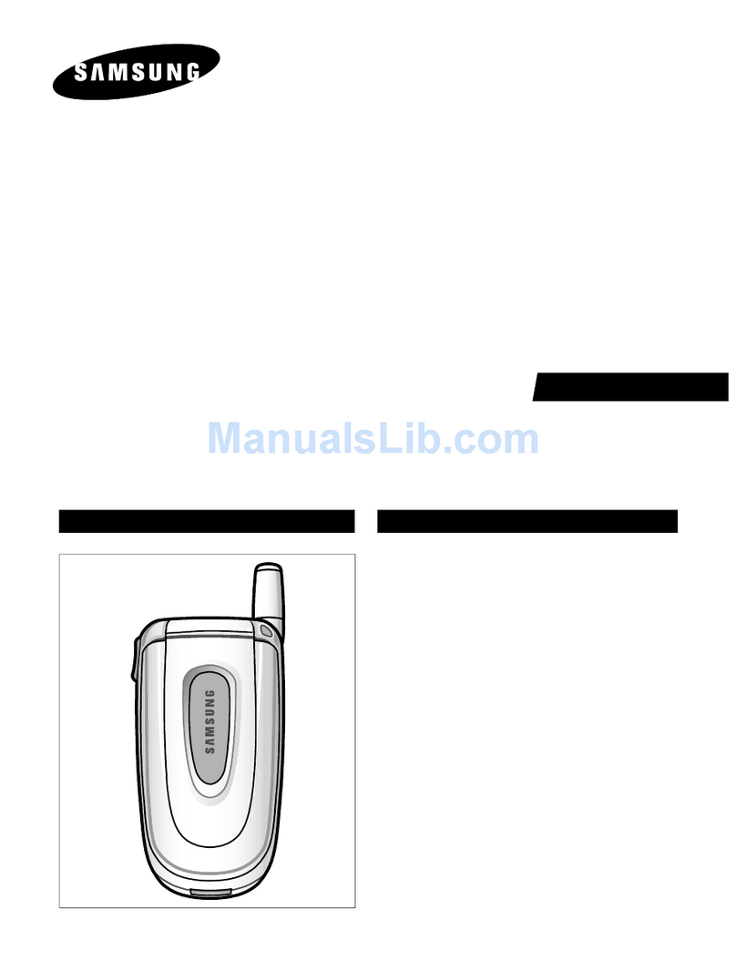 Samsung SGH-X450 User manual
