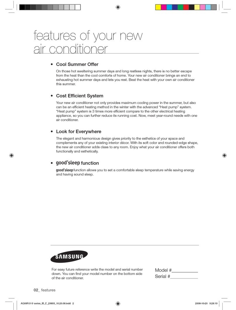 Samsung AQ09U Series User manual
