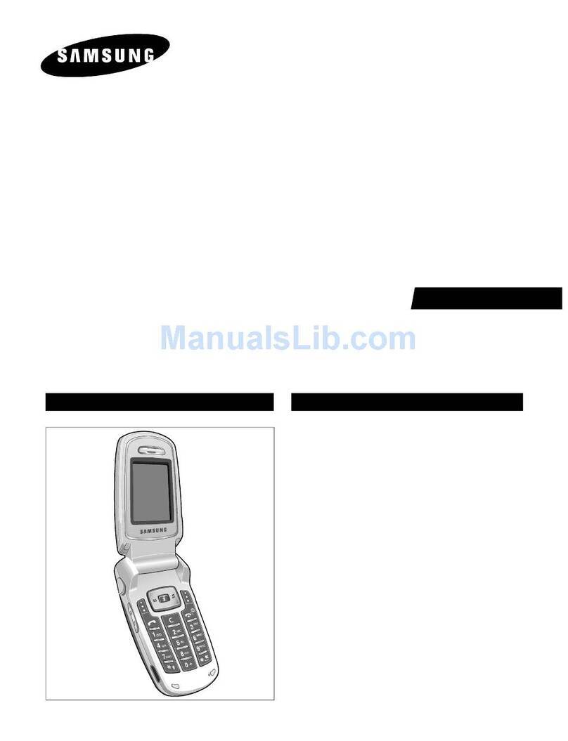 Samsung SGH-E700 User manual