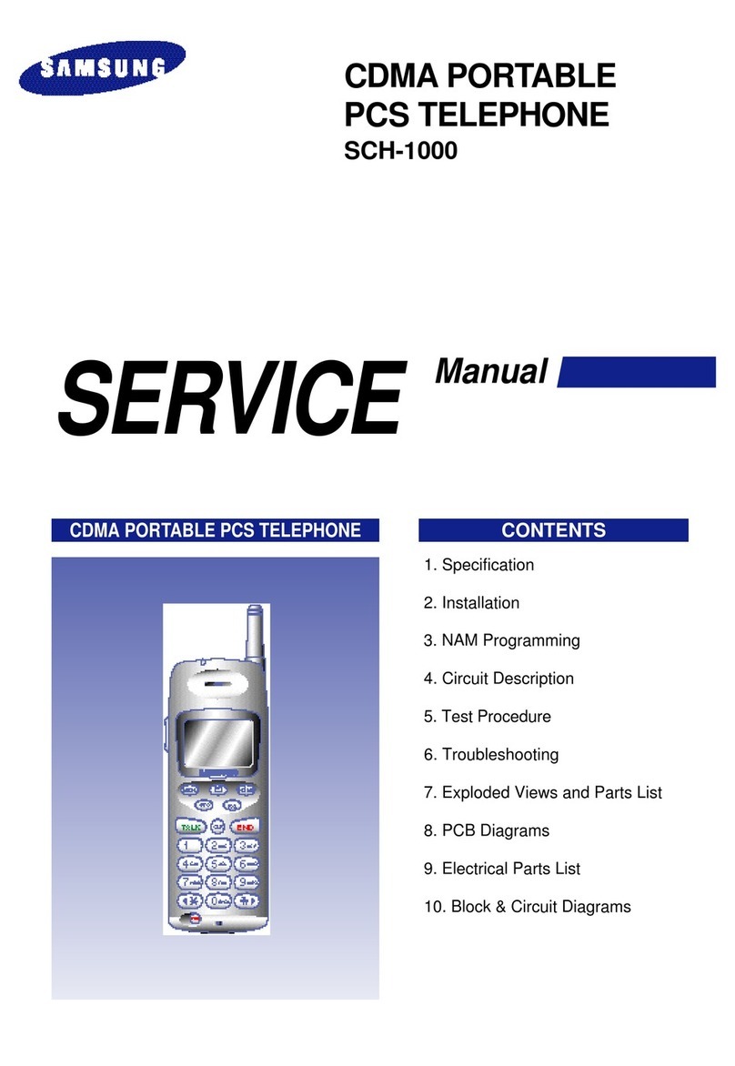 Samsung SCH-1000 Service manual