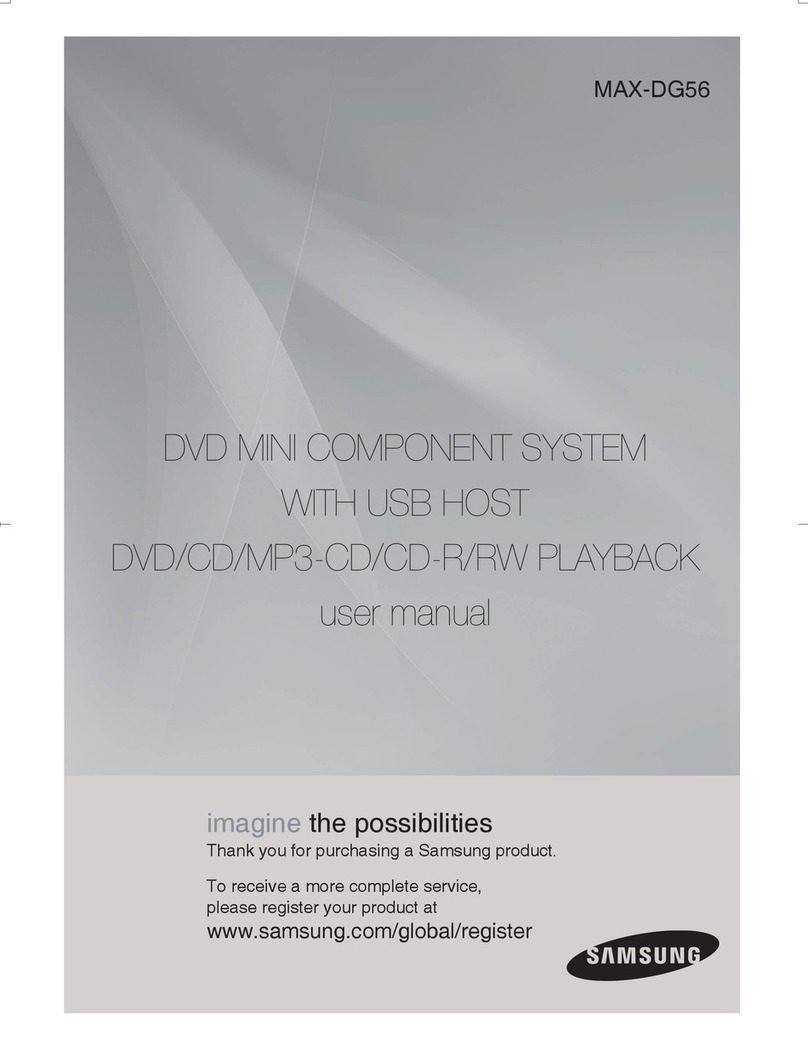 Samsung MAX-DG56 User manual