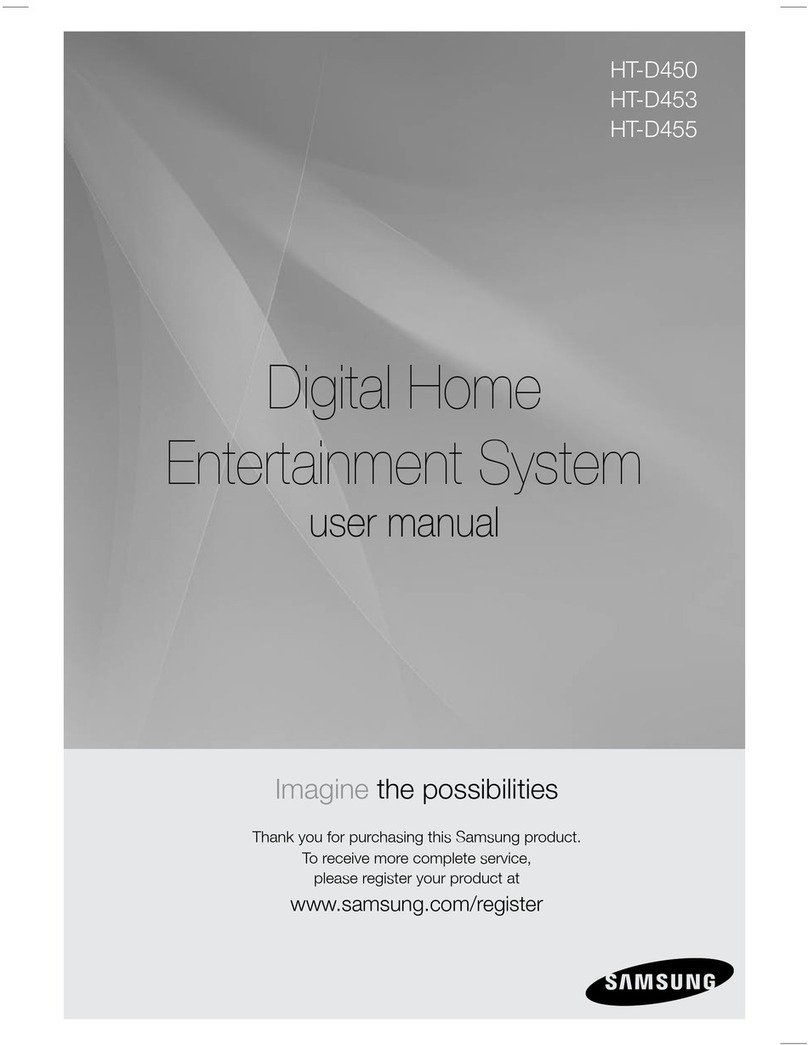 Samsung HT-D450 User manual
