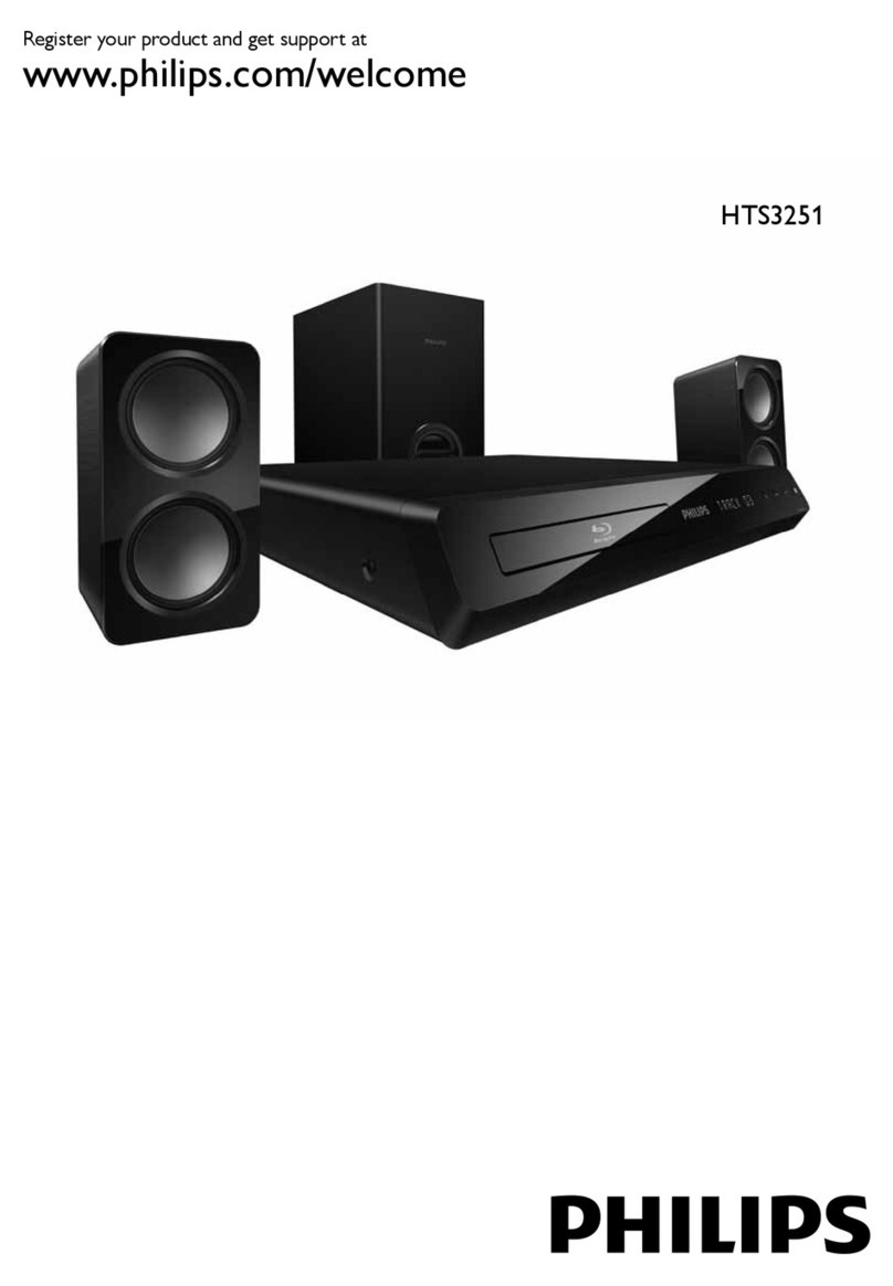 Philips HTS3251 User manual Philips HTS3251 User manual