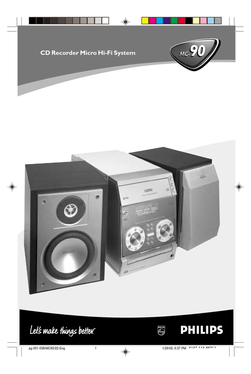 Philips MC-90 user manual
