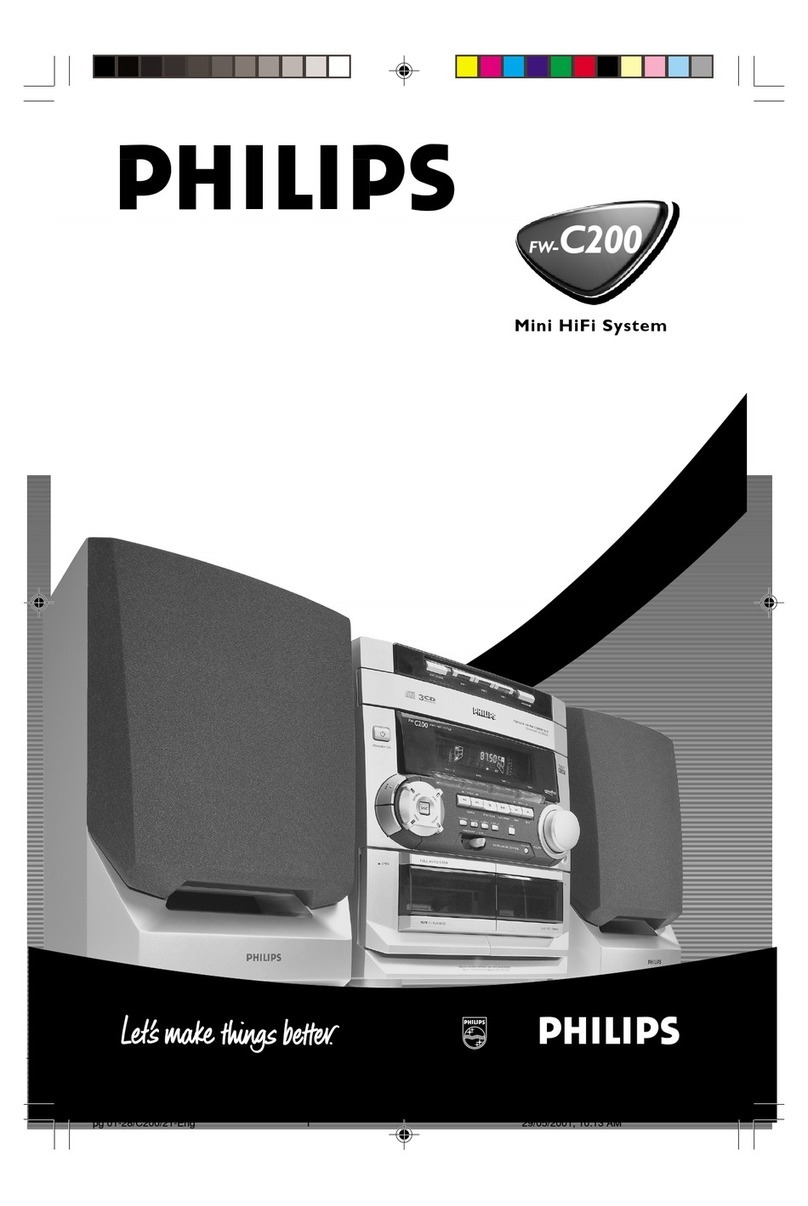 Philips FW-C200 user manual