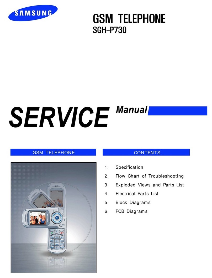 Samsung SGH-P730 Service manual