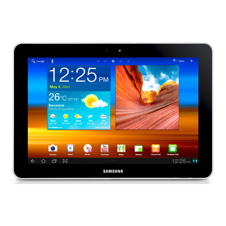 Samsung Galaxy Tab GT-P7500 user manual