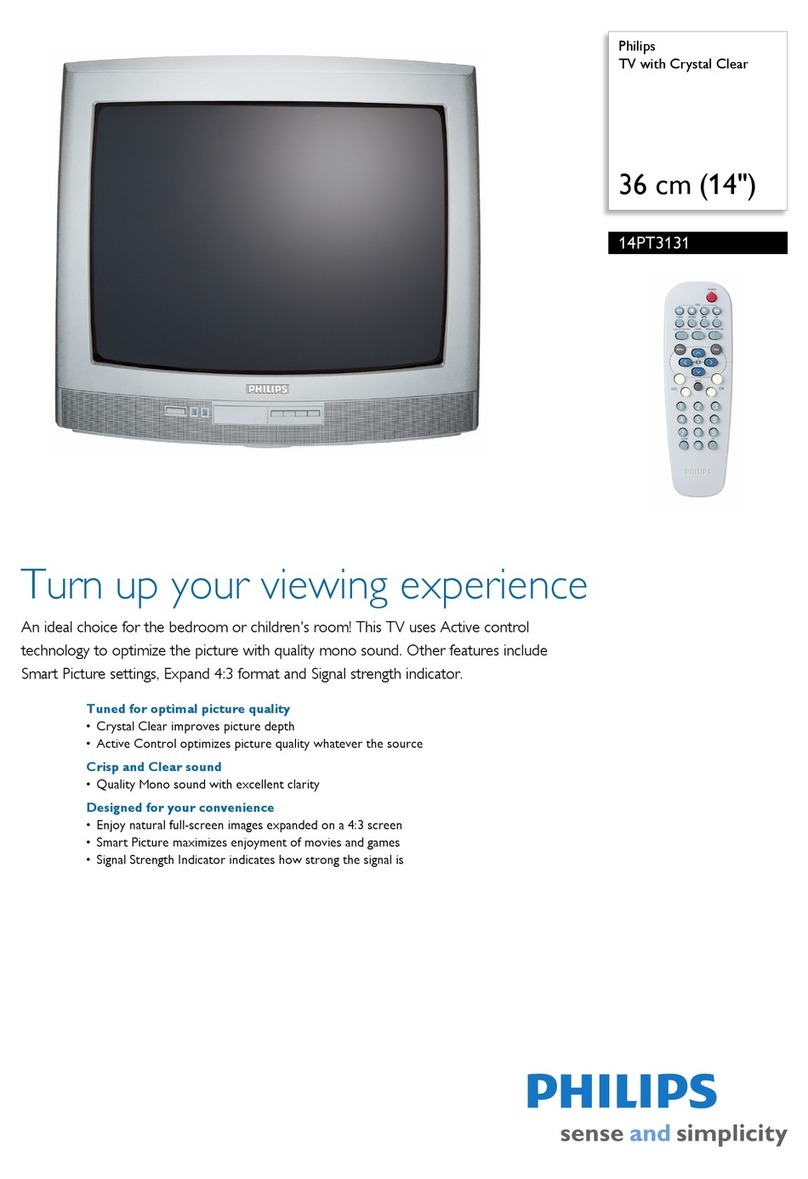 Philips 14PT3131 User manual