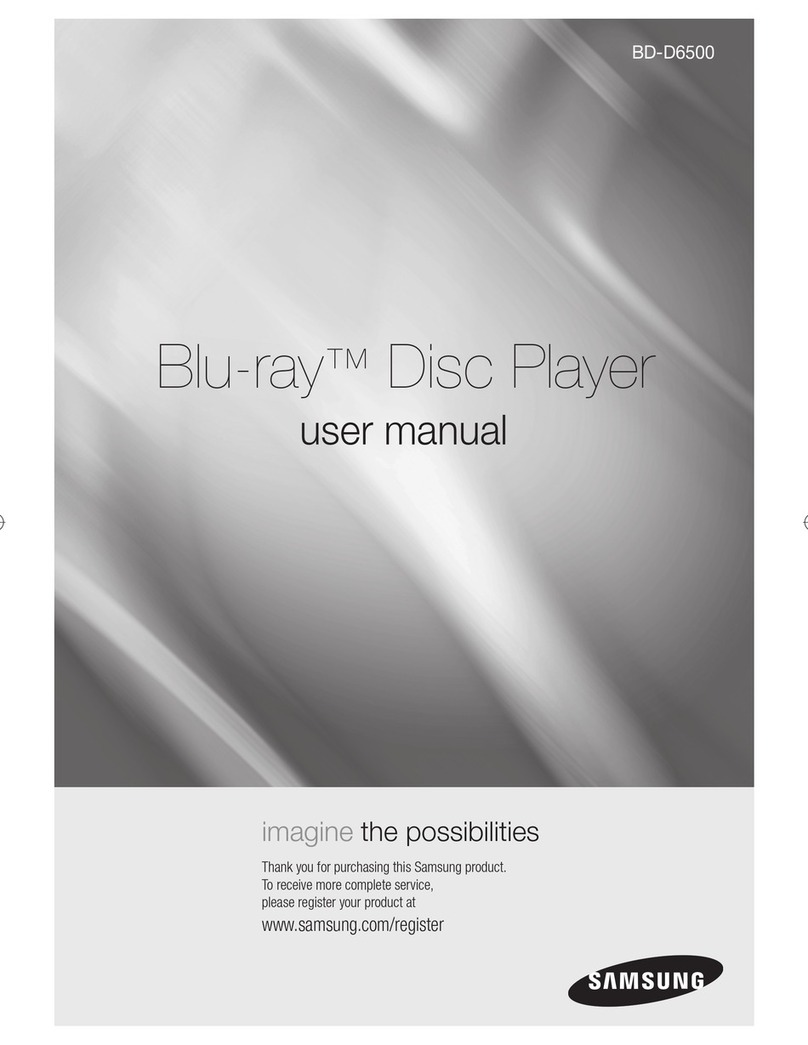 Samsung BD-D6500 User manual