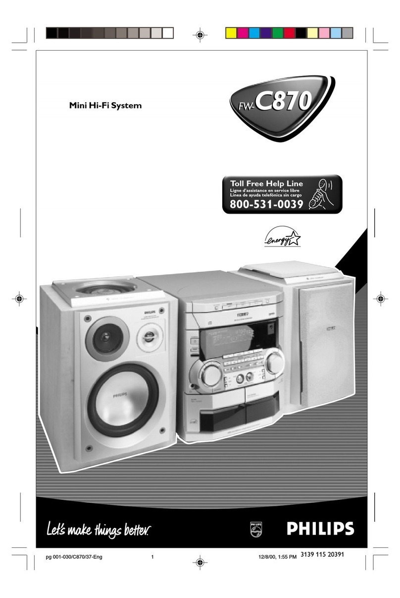 Philips FW-C870 user manual