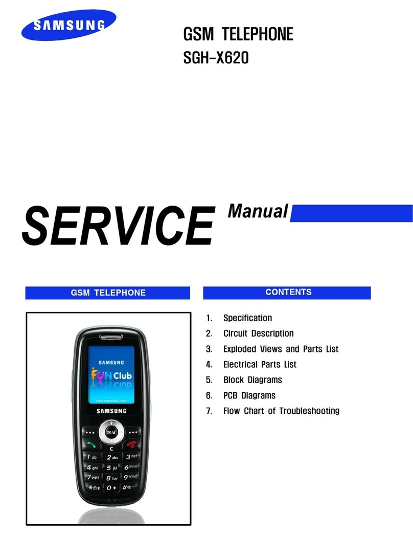 Samsung SGH-X620 User manual