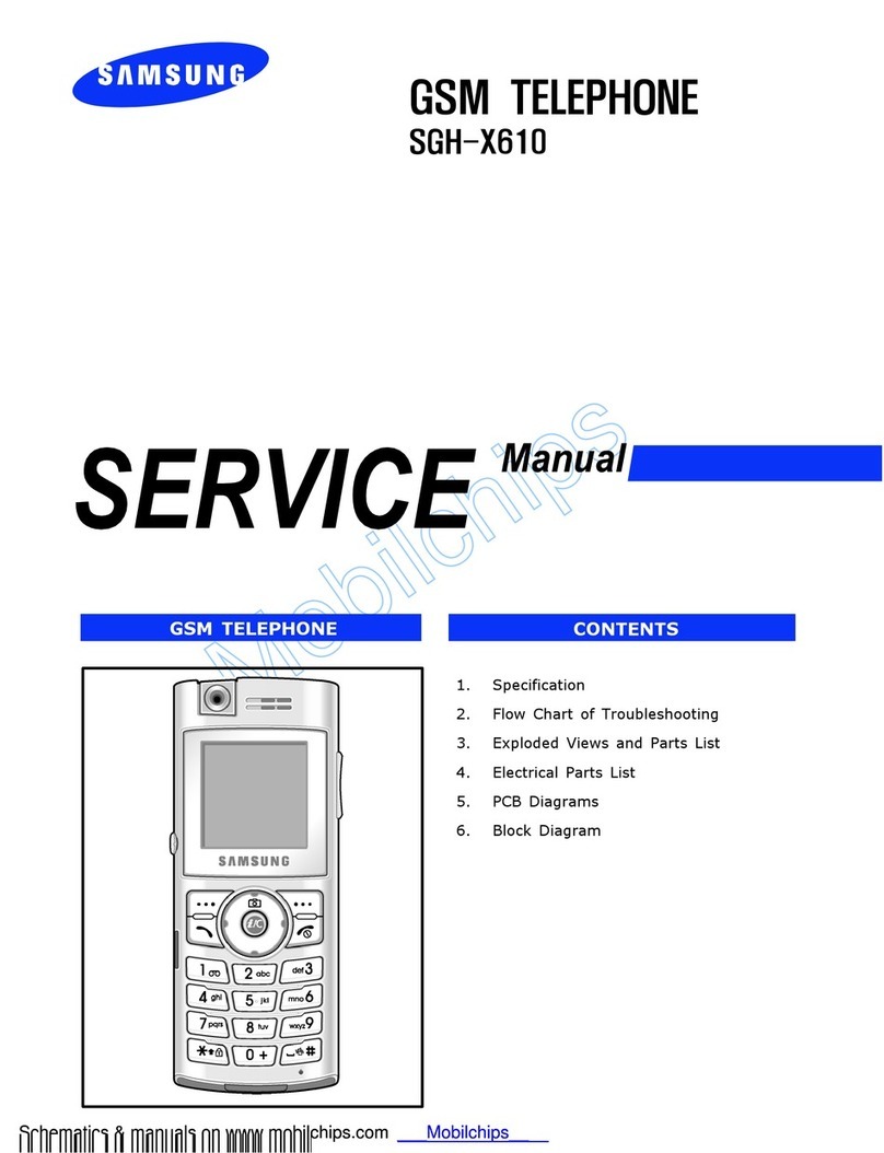 Samsung SGH-X610 User manual