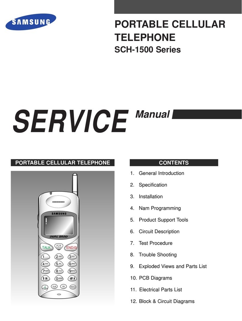 Samsung SCH-1500 series Service manual