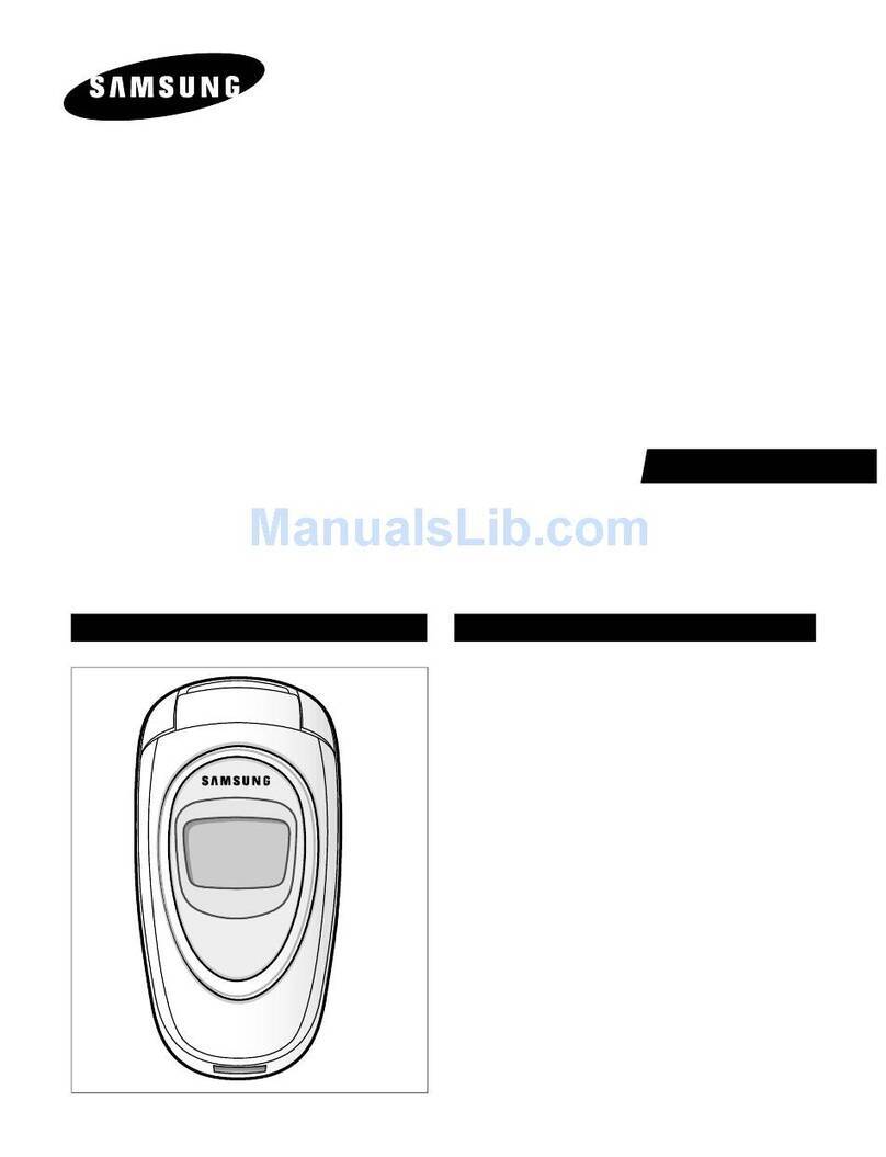 Samsung SGH-X460 Service manual
