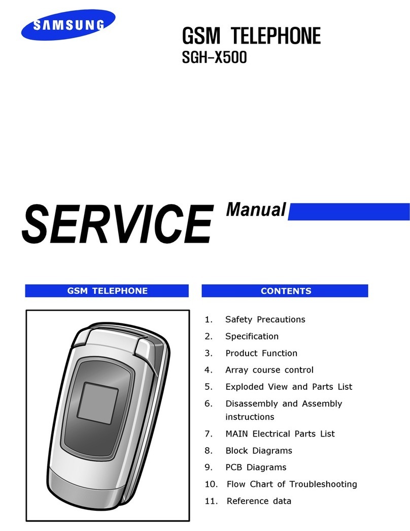 Samsung SGH-X500 User manual