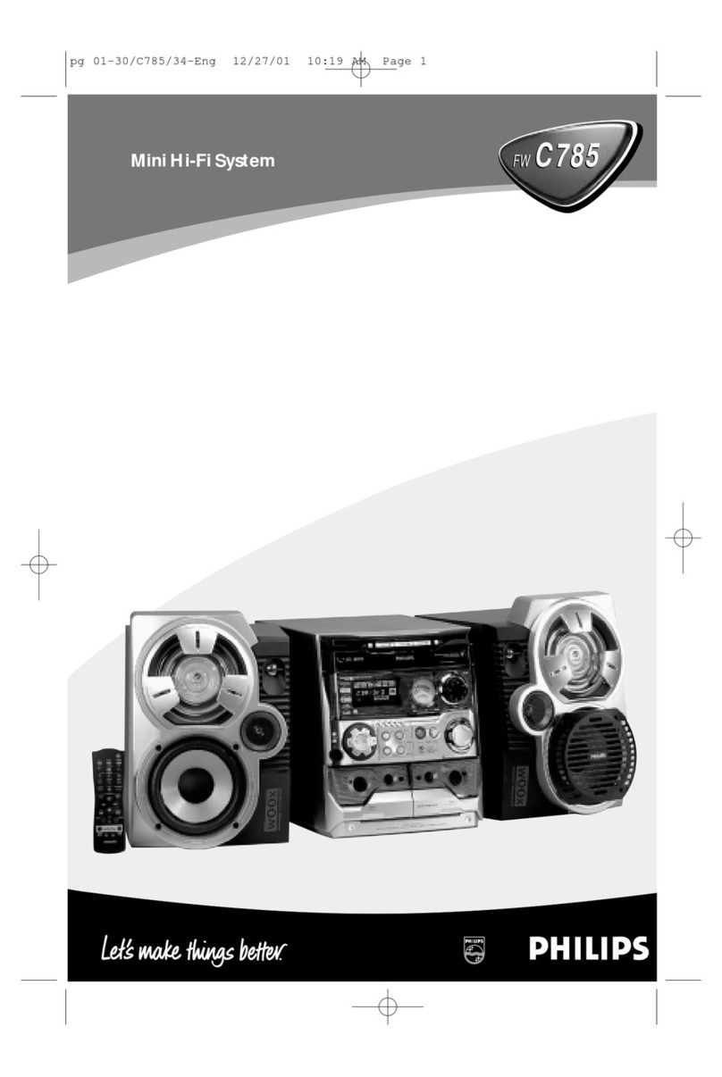Philips FW-C785 User manual