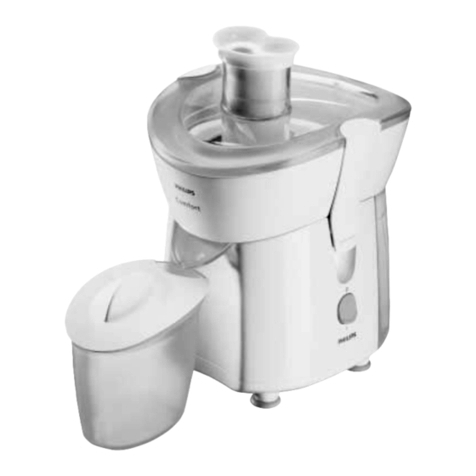 Philips Comfort HR1821 user manual