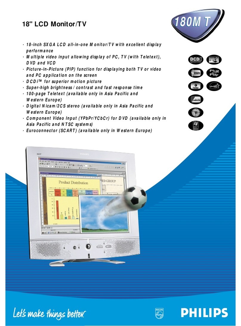 Philips 180MT User manual