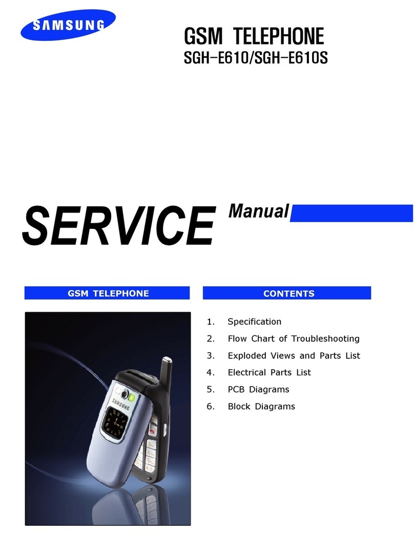 Samsung SGH-E610 User manual