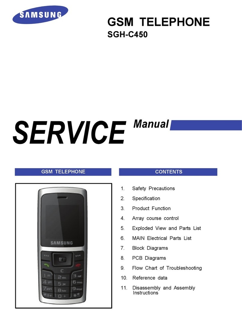 Samsung SGH-C450 Service manual