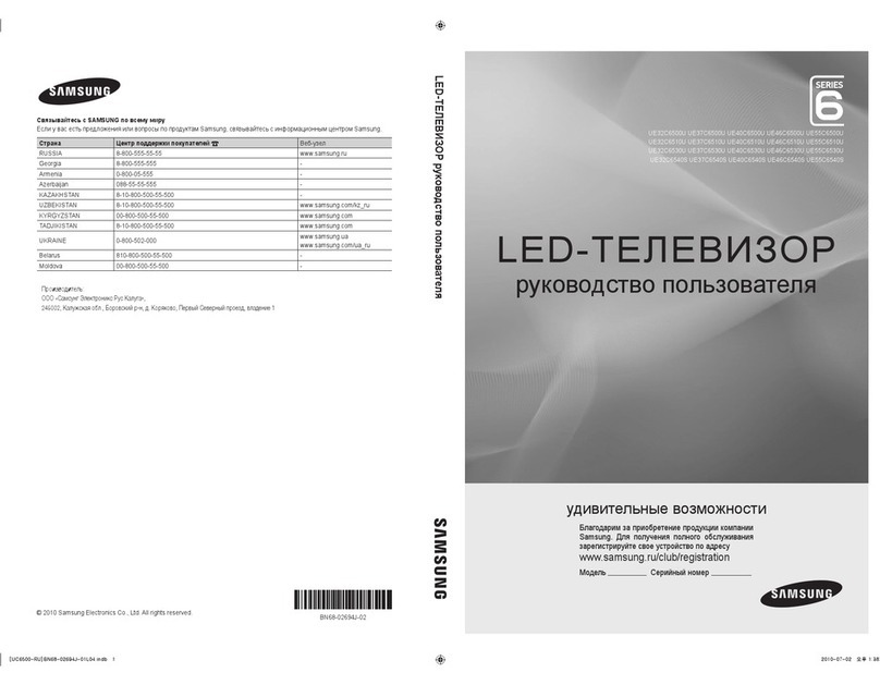Samsung 6 series User manual