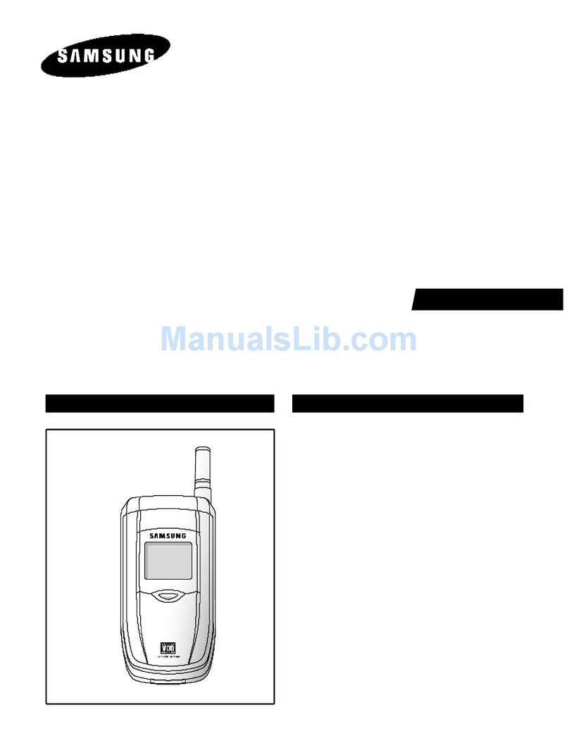 Samsung SGH-V100 User manual