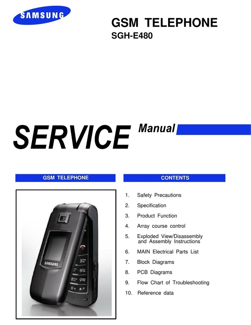 Samsung SGH-E480 Service manual