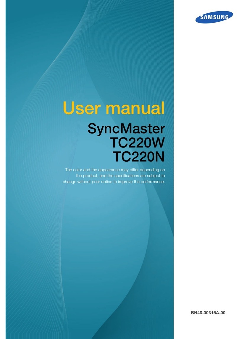 Samsung SyncMaster TC220W User manual