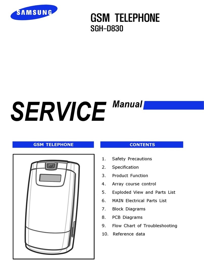 Samsung SGH-D830 User manual