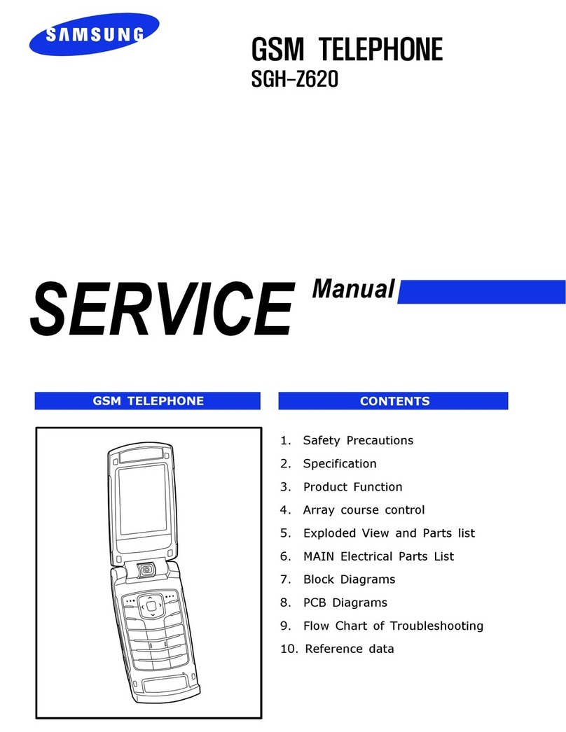 Samsung SGH-Z620 Service manual