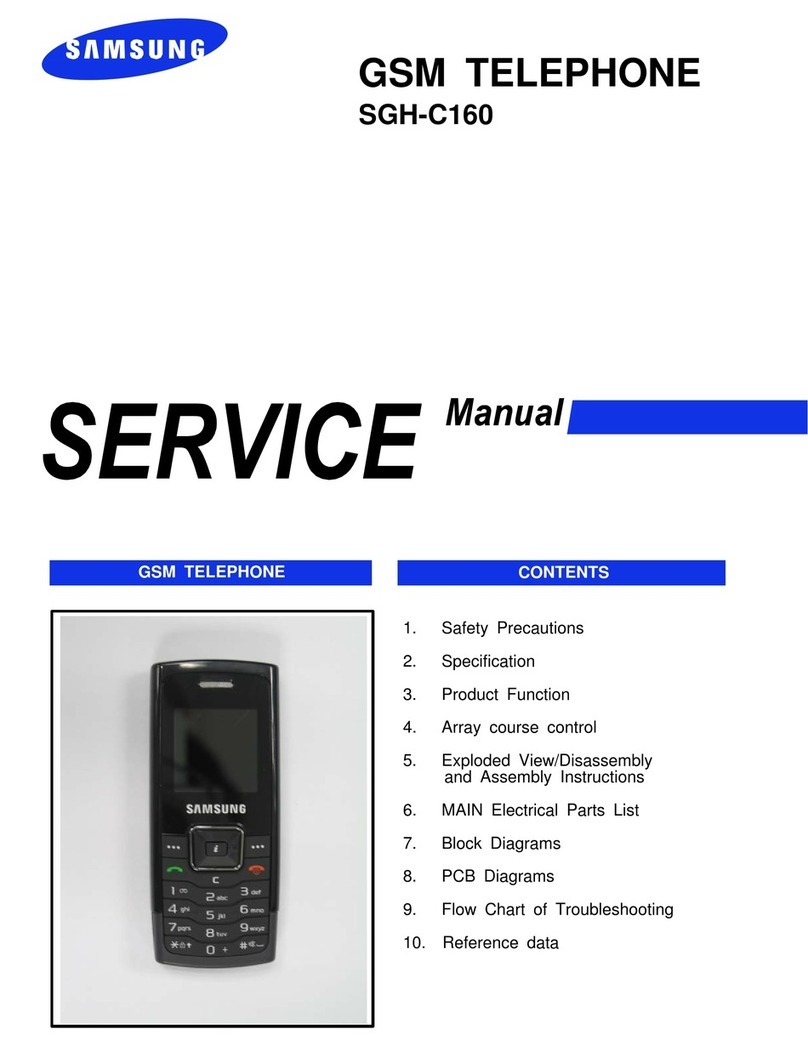 Samsung SGH-C160 Service manual