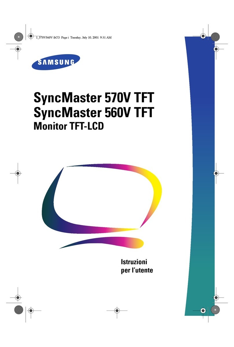 Samsung SyncMaster 570V TFT User manual