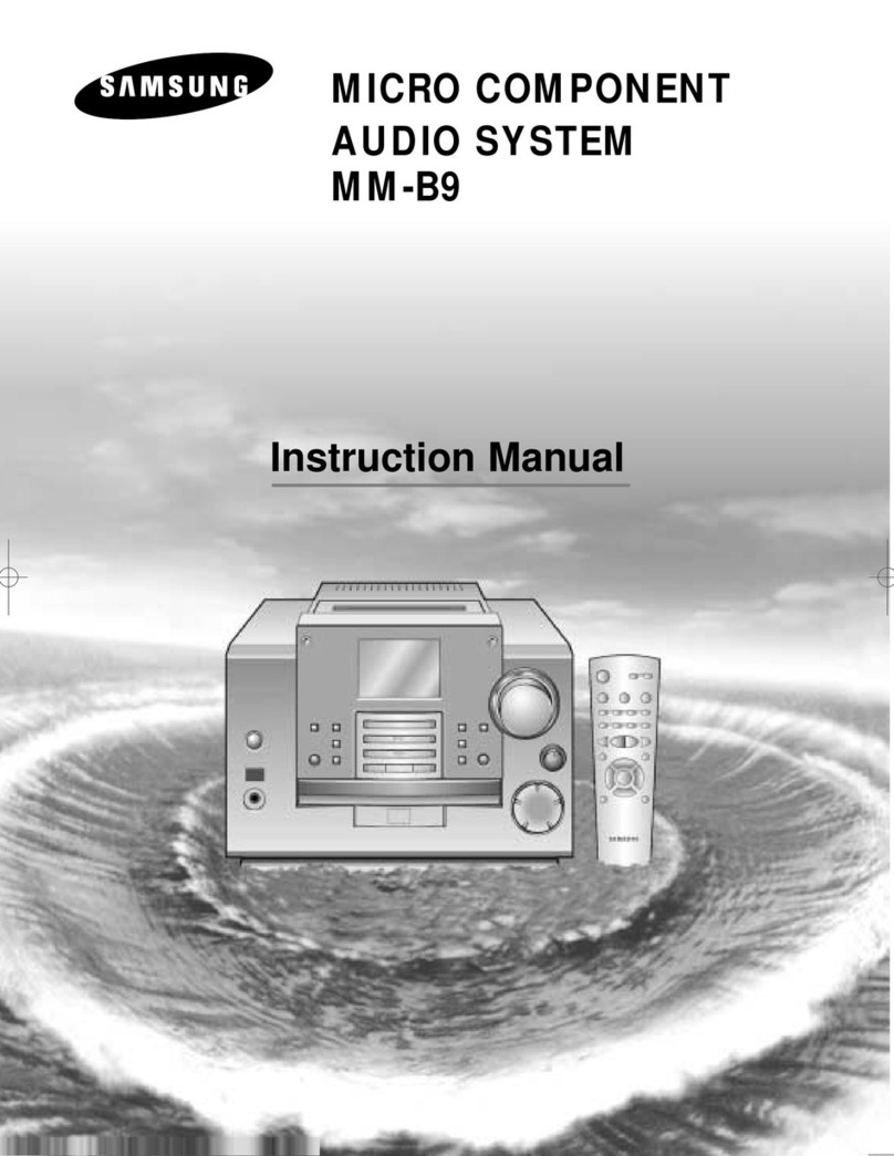 Samsung MM-B9 User manual
