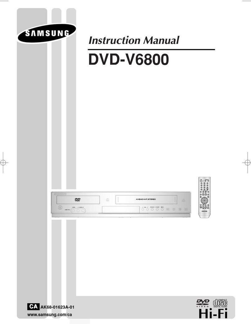 Samsung DVD-V6800 instruction manual