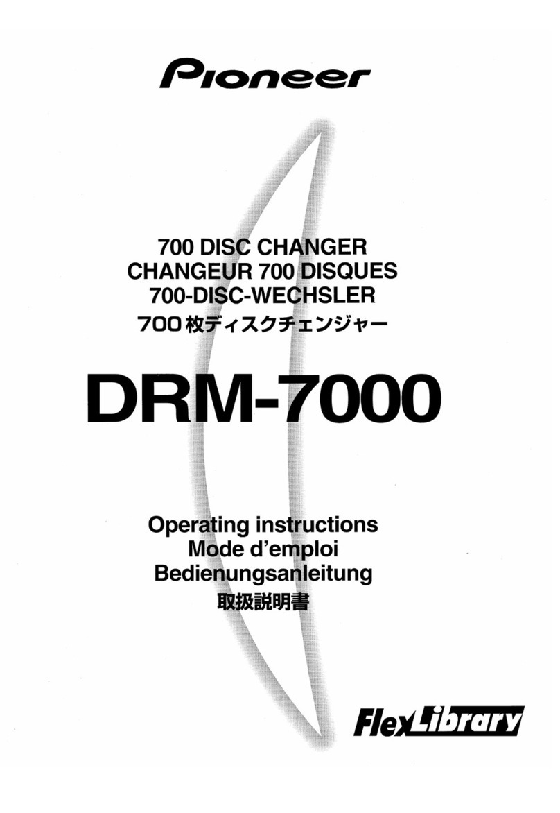 Pioneer DRM-7000 User manual Pioneer DRM-7000 User manual