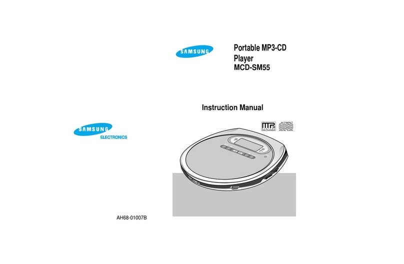 Samsung MCD-SM55 User manual