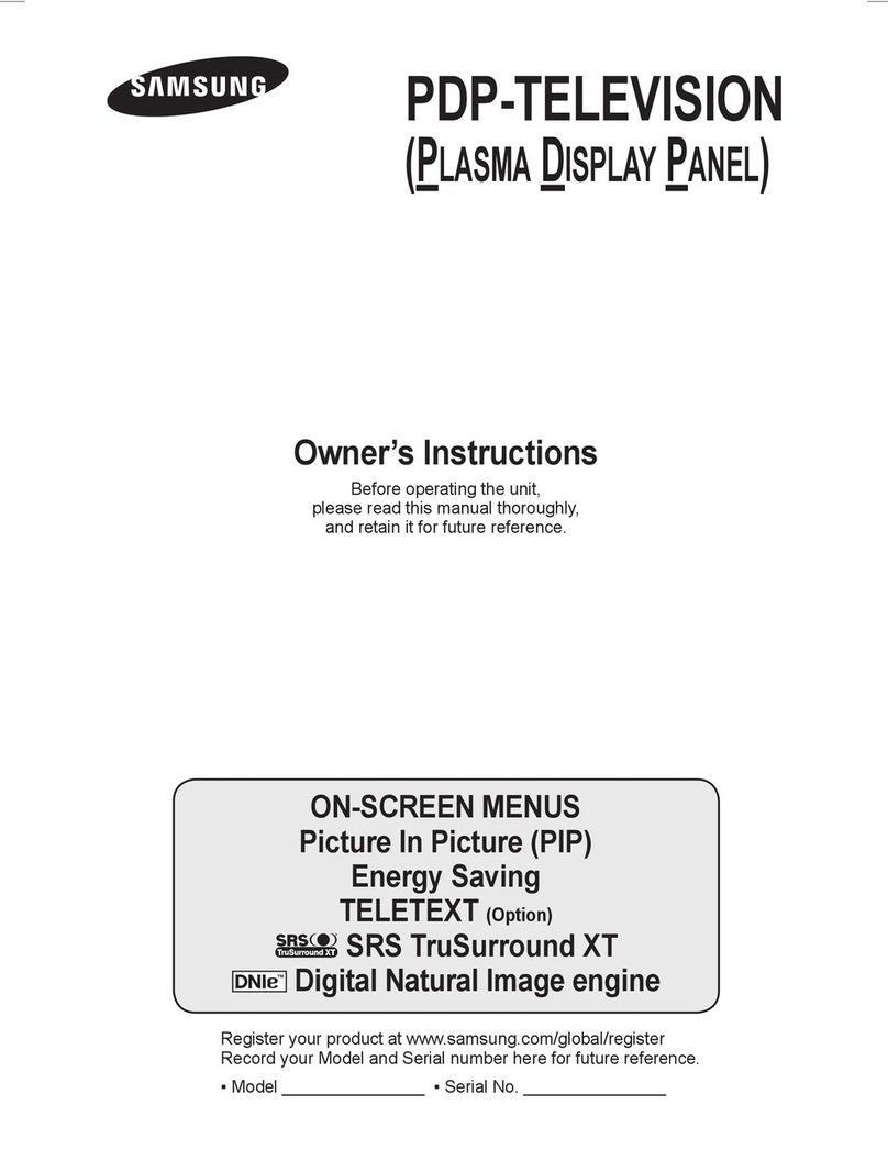 Samsung PS-50P91FH User manual