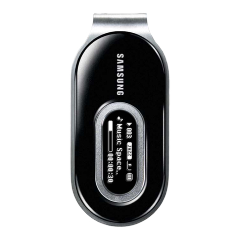 Samsung YP-F1 User manual
