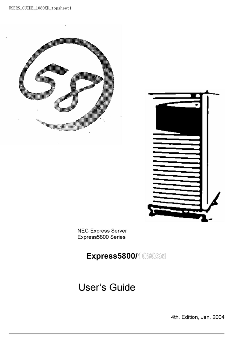 NEC NEC Express5800 Series User manual