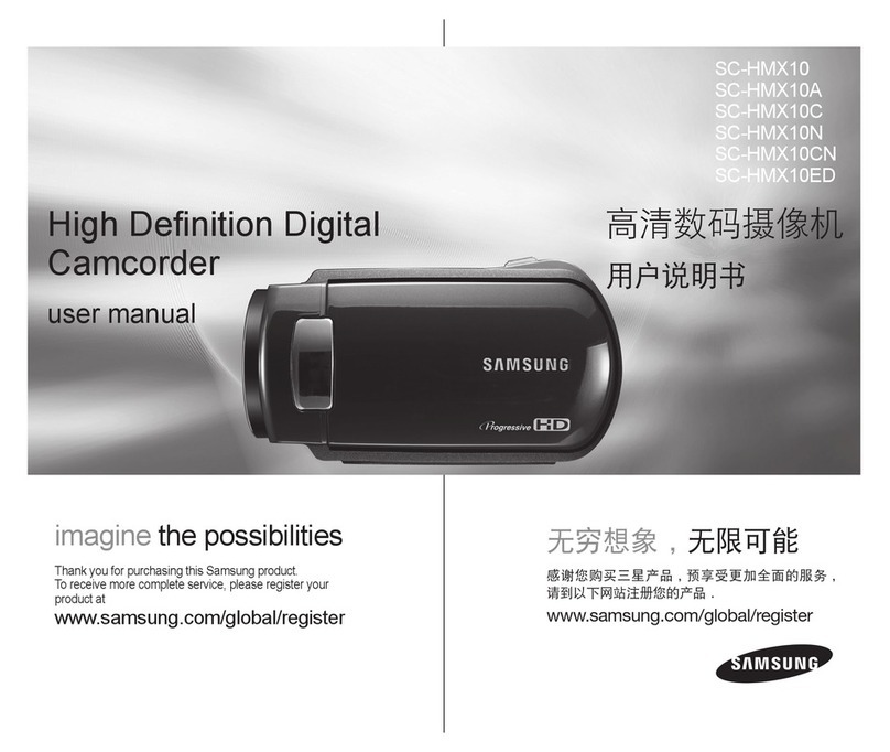 Samsung SC-HMX10 User manual