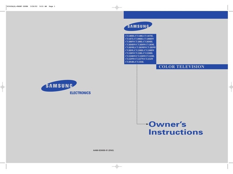 Samsung CT- Series User manual Samsung CT- Series User manual