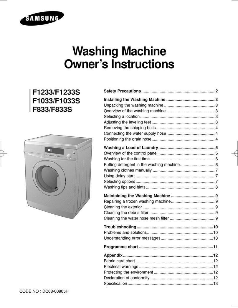Samsung F1233 User manual