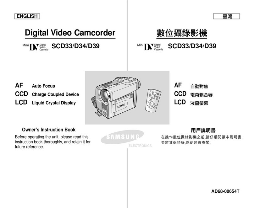 Samsung SCD33, SCD34, SCD39 Setup guide