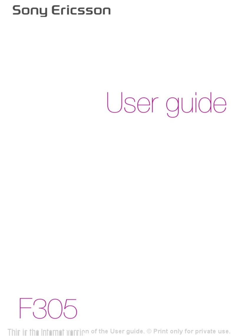 Sony Ericsson F305 user guide