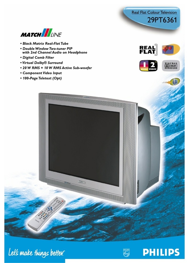 Philips Matchline 29PT6361 User manual