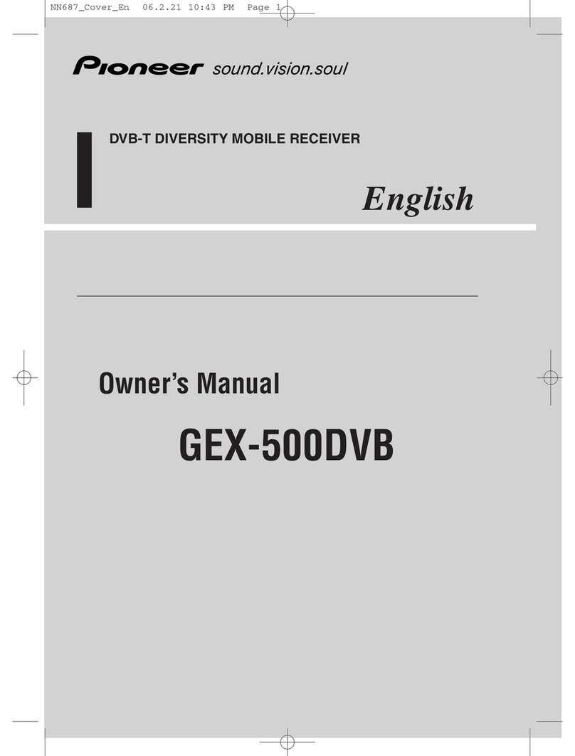 Pioneer GEX-500DVB owner's manual